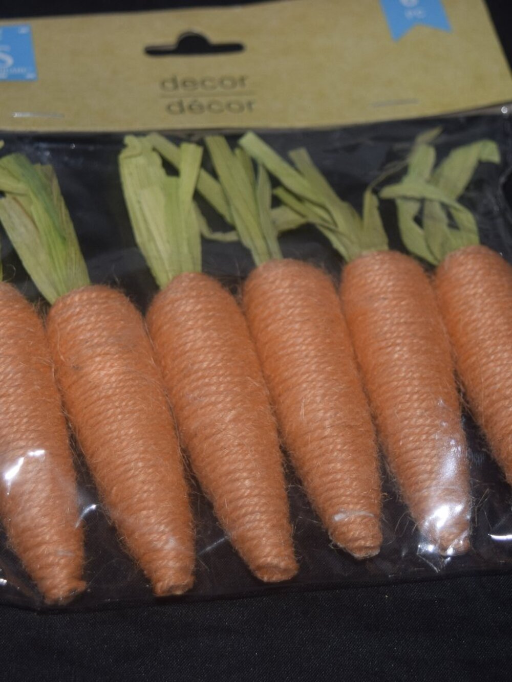Rustic Twine Easter Carrots (Set of 6) – Spring Tiered Tray Fillers